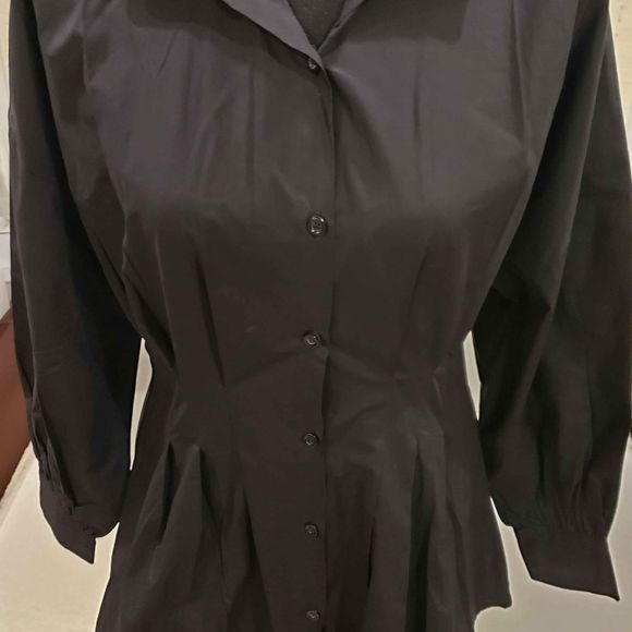 NEW Black Bodycon Fit & Flare T-SHIRT Dress Women's Ladies Size Small - Picture 10 of 16